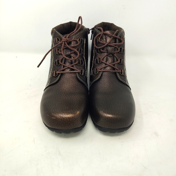 PROPET Delaney Bronze Lace-up Booties - Picture 3 of 8